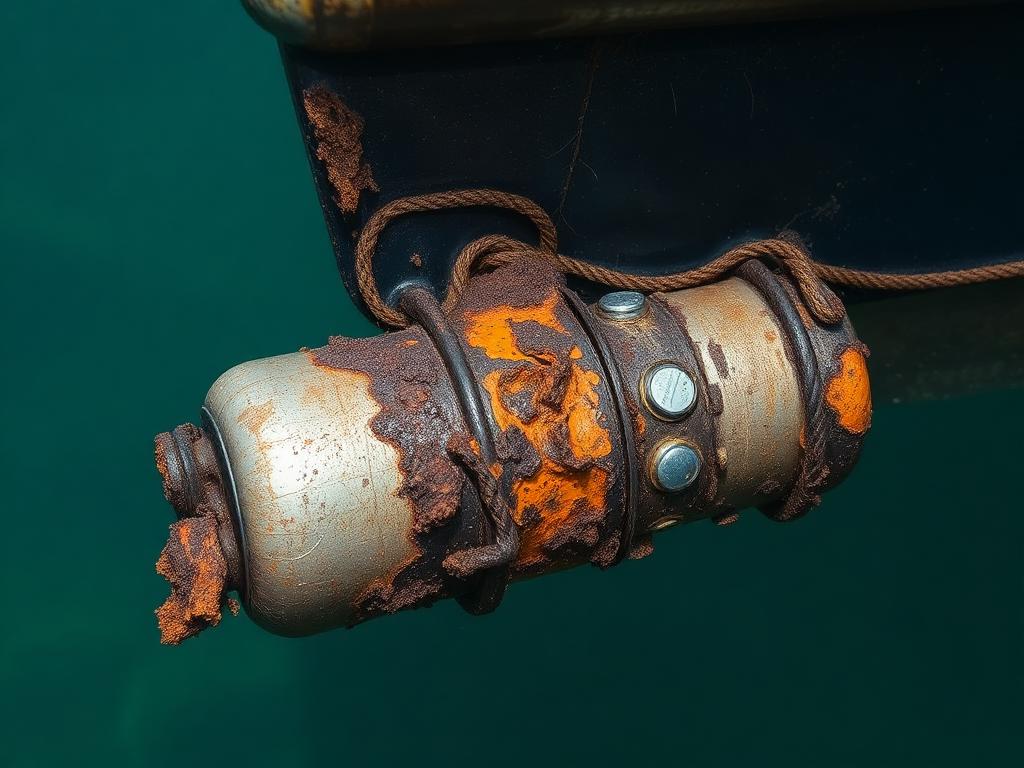 Corrosion / Anode Work — Elliott Bay — before