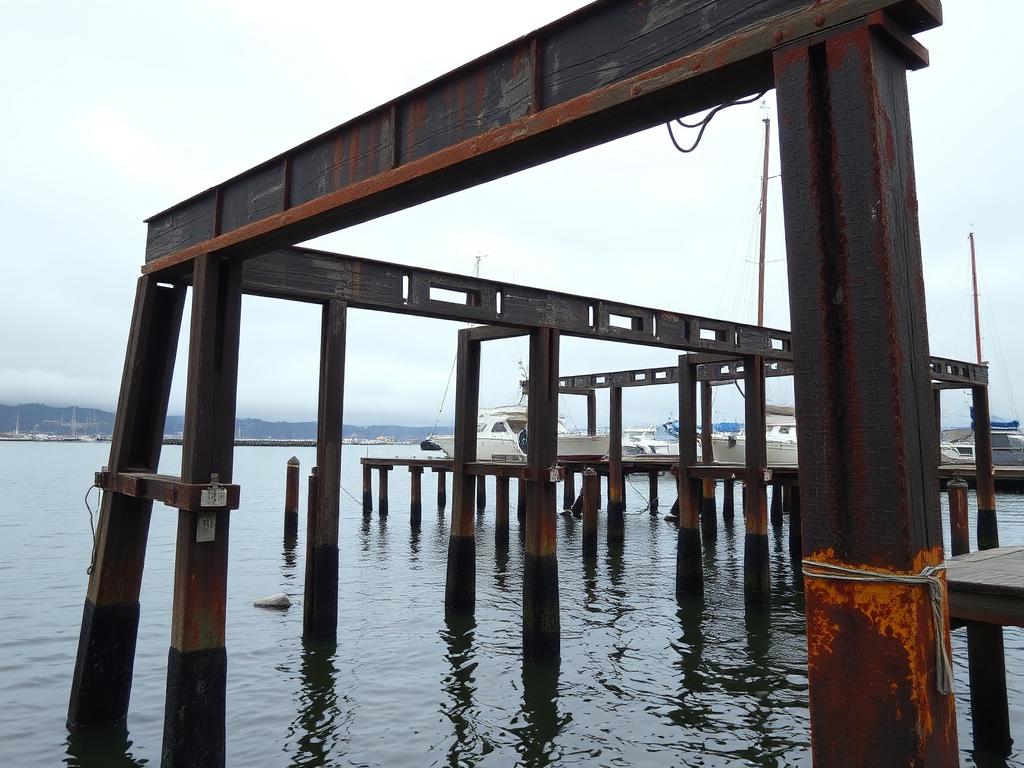 Dock & Pier Fabrication — Lake Union — before